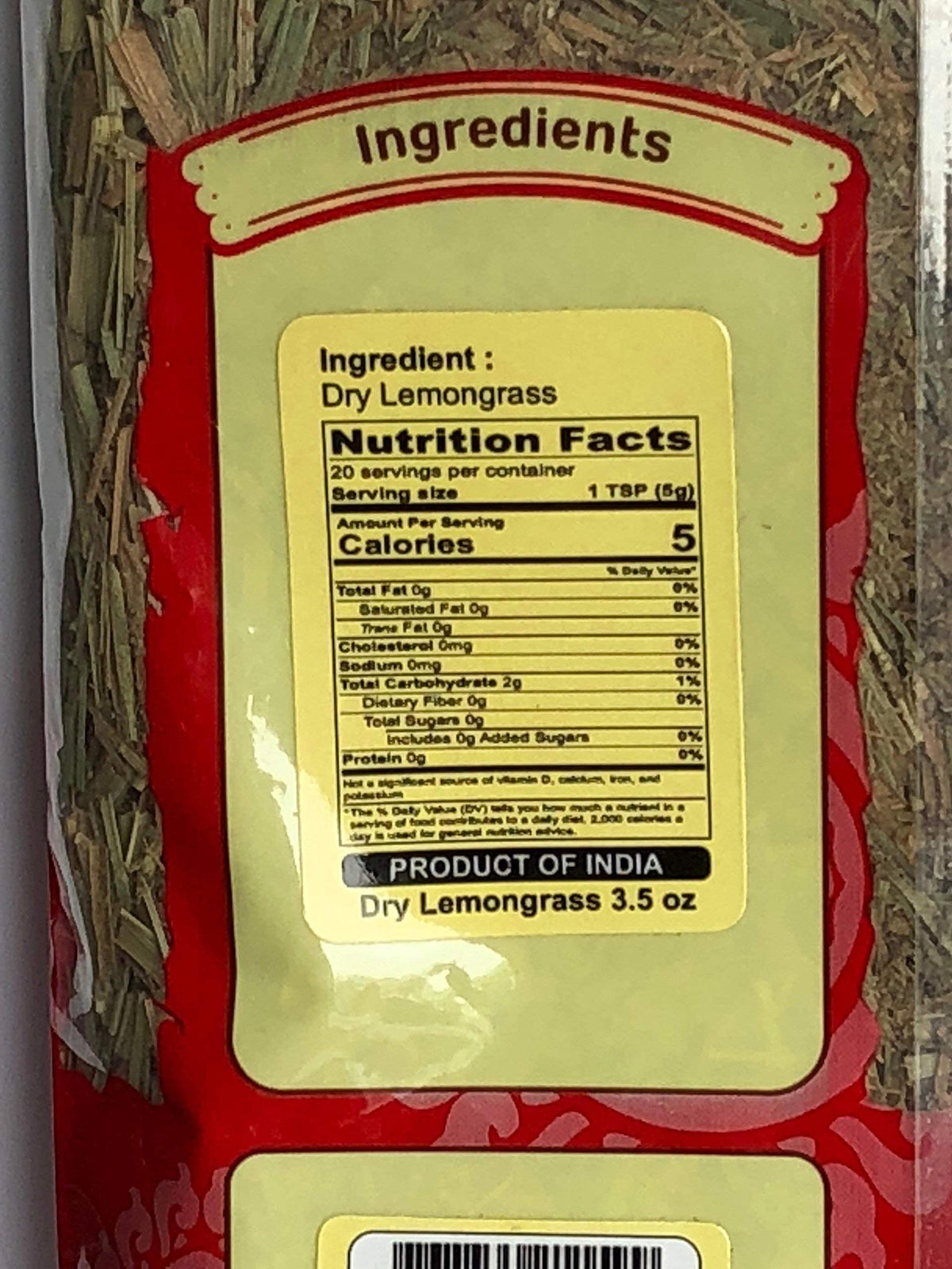 Himalayan Delight Dry Lemongrass - 100 gms - Food / Masala / Dal