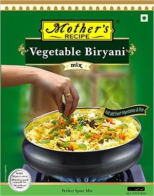 Mother's Recipe Spice Mix for Vegetable Biryani - 75 Gms (3 Pack)