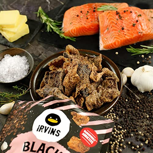 IRVINS Salted Egg Black Pepper Salmon Skin Chips Crisps 105g