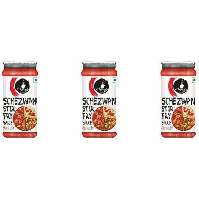 Pack Of 3 - Ching's Secret Schezwan Stir Fry Sauce - 8.8 Oz