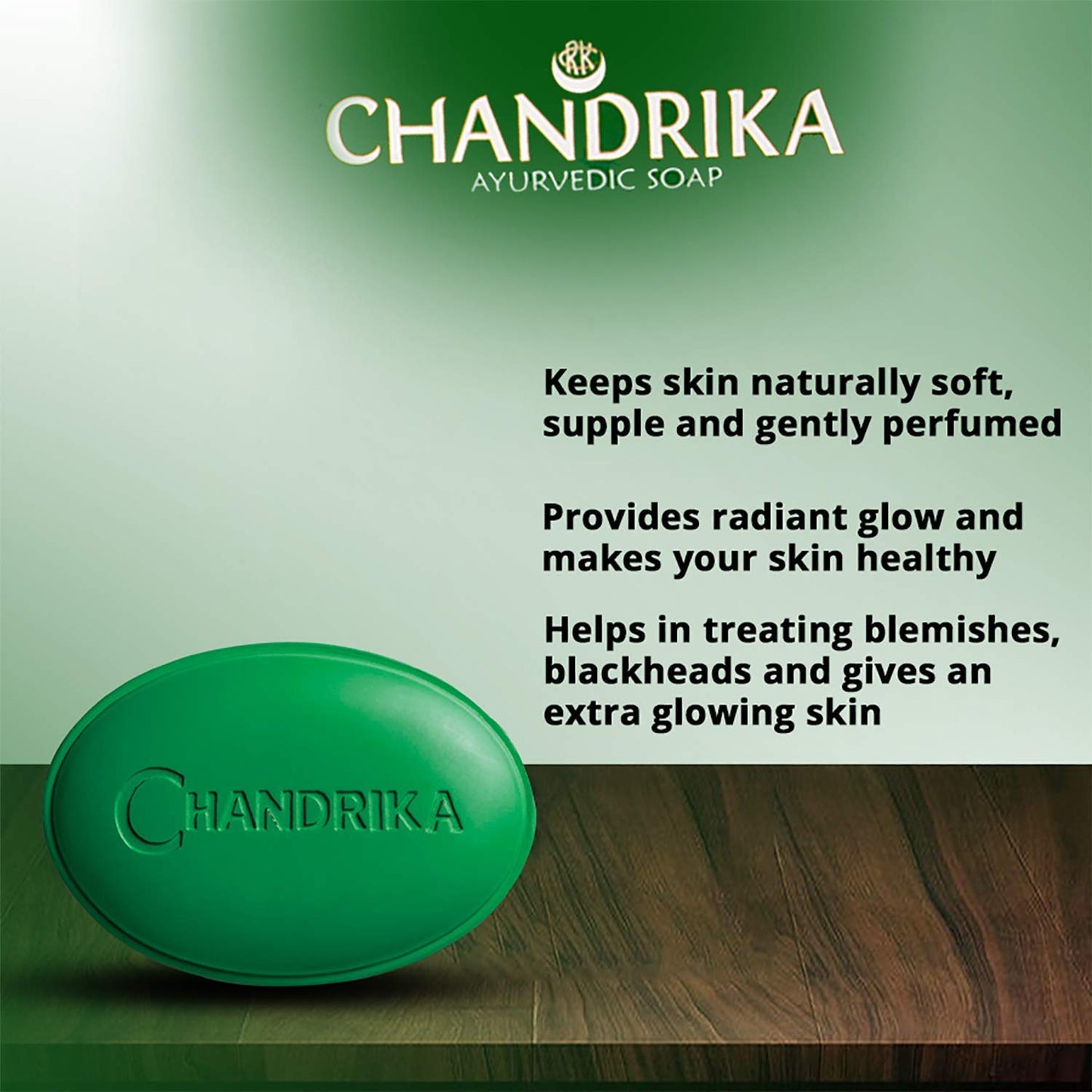 Chandrika Ayurvedic Soap Hand Made (125 grams)