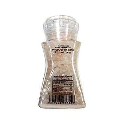 Kanaiya Himalayan Pink Rock Salt Granules -200Gm (7.05 Oz ) w/ Grinder