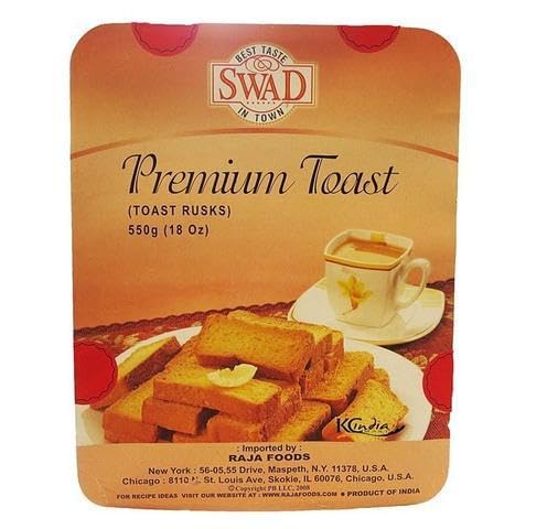 Swad Premium Toast Rusks 550 gms - Snacks & Savory