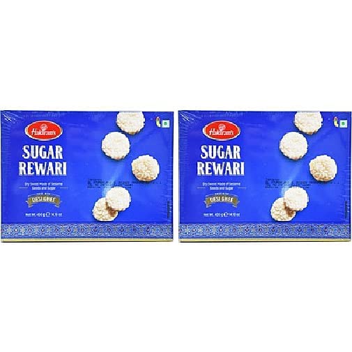 Pack Of 2 - Haldiram's Sugar Rewari - 400 Gm (14.10 Oz)