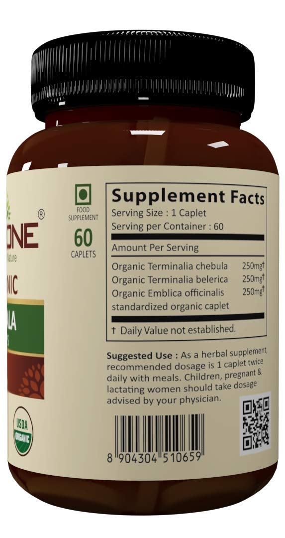 Vedaone Organic Triphala Caplet-60 Caplets