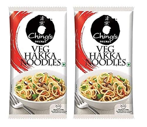 Ching's Secret Veg Hakka Noodles 150 Gms -TWIN PACK- PACK OF 2 ( 150 gms X 2 )