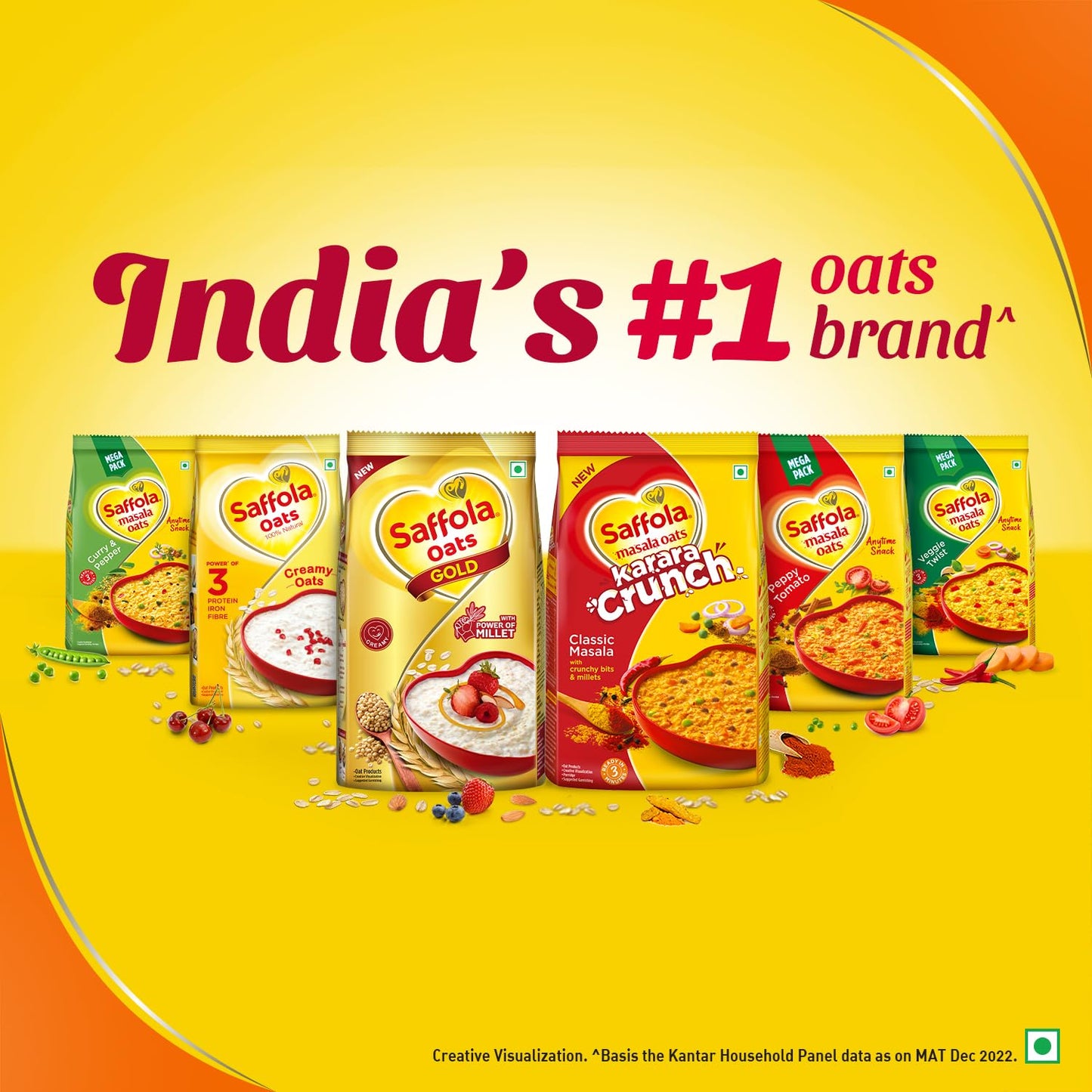 Saffola Masala oats- Classic Masala 500 gms - Food / Masala / Dal