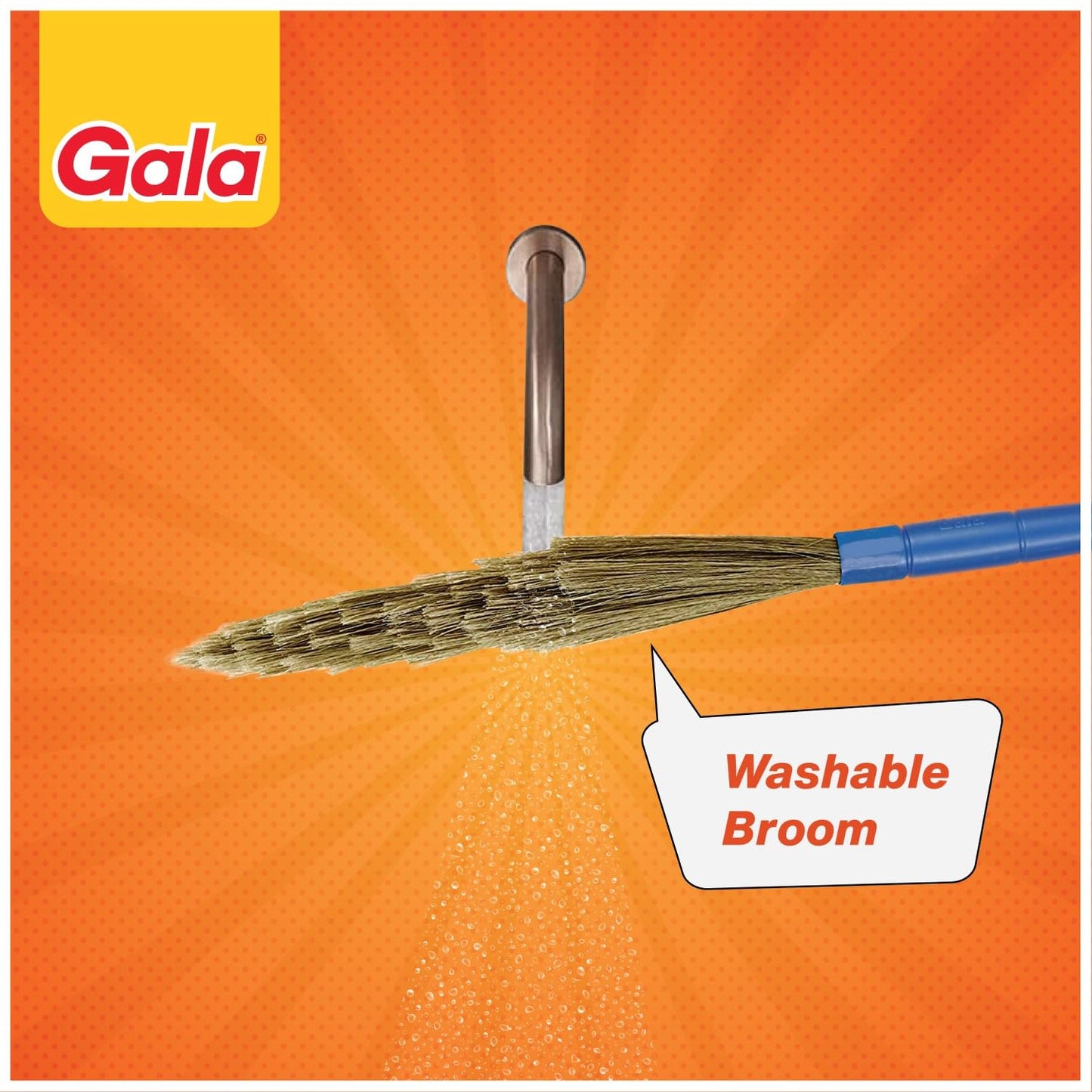 Gala No Dust Floor Broom- (Freedom From New Broom Dust- Bhusa) (Pack Of 1)