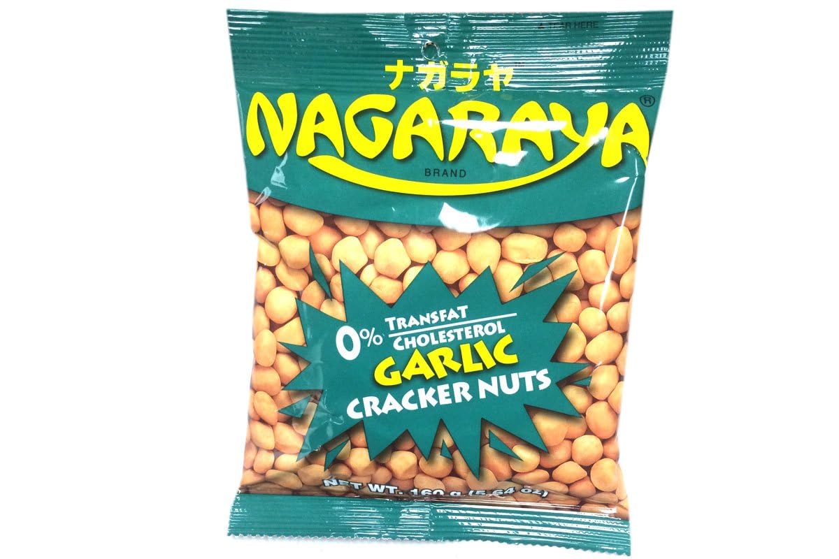 Cracker Nuts (Garlic Flavor) - 5.6oz (Pack of 12)