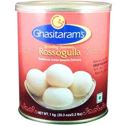 Pack Of 3 - Ghasitarams Rossogulla - 1 Kg