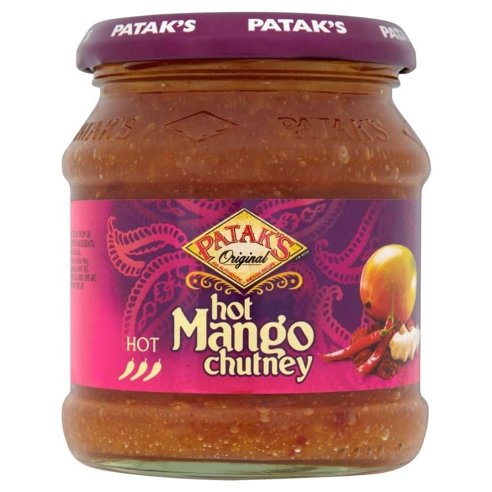 Patak's Hot Mango Chutney (340g) - Pack of 6