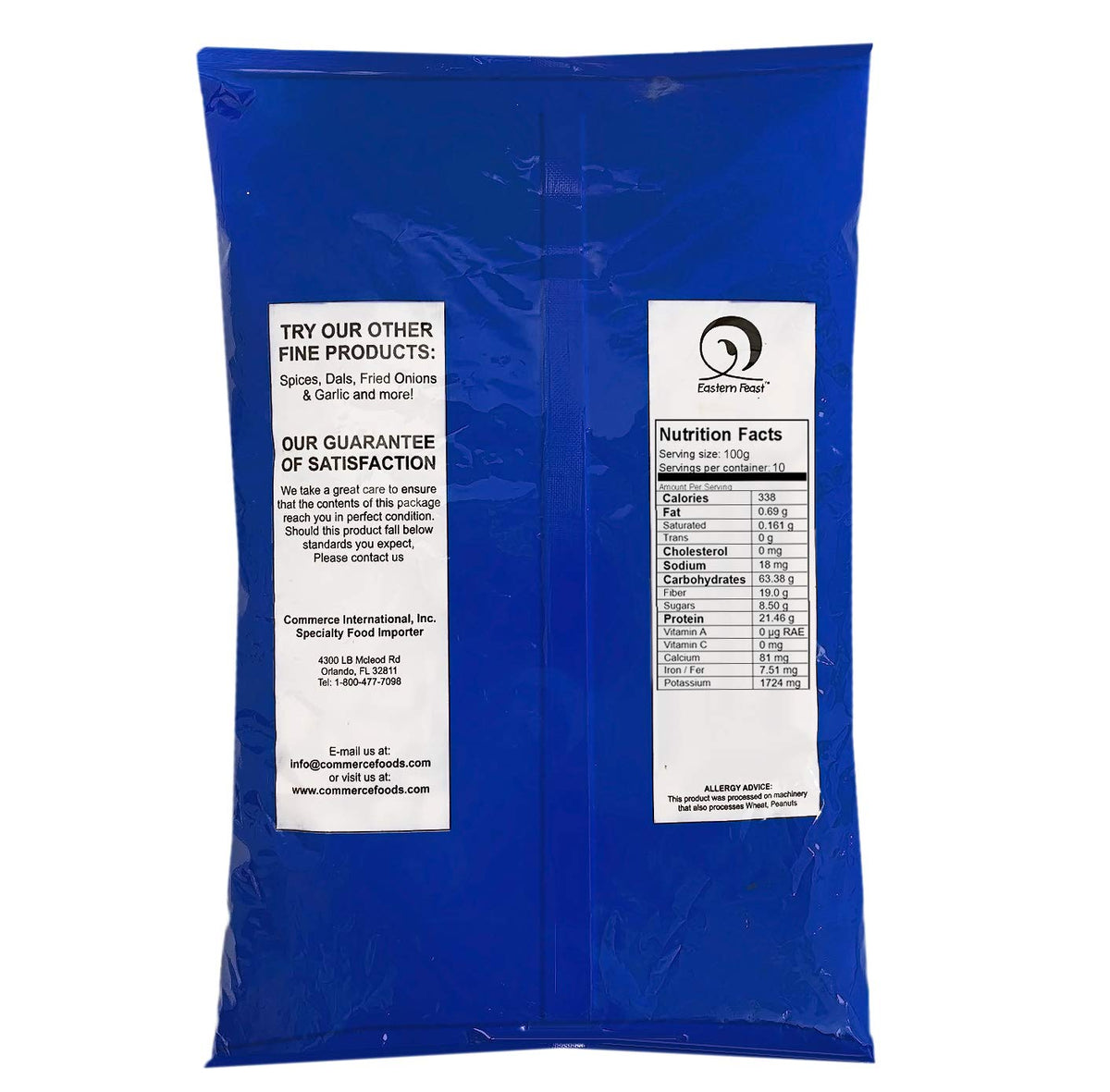 Eastern Feast - Large Lima Beans, 2 Lbs (907g)