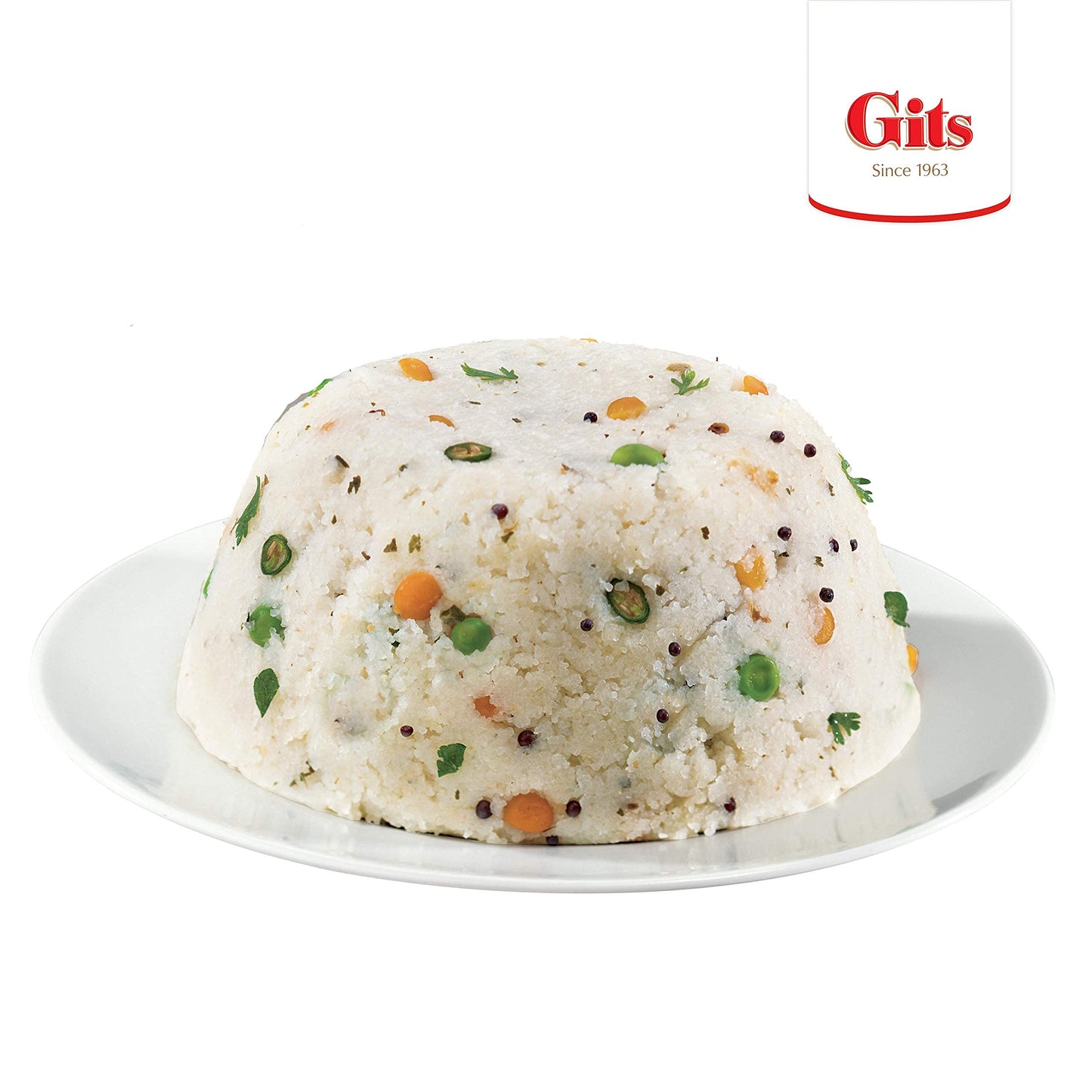 Gits Upma mix 87.5 Oz (Pack of 5X17.5 Oz each) Ready to Cook Indian Breakfast, Snack Meal | 100% Vegetarian, Easy Recipe, No Artificial Colors, Flavors, Preservatives. Vegan