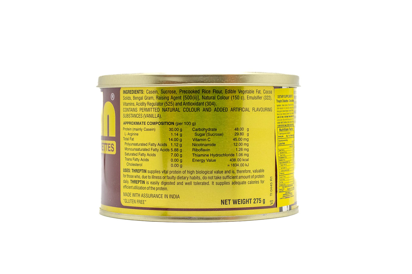 SHASTHA FOODS Threptin Diskettes - Chocolate 275 GMS (Pack of 1)