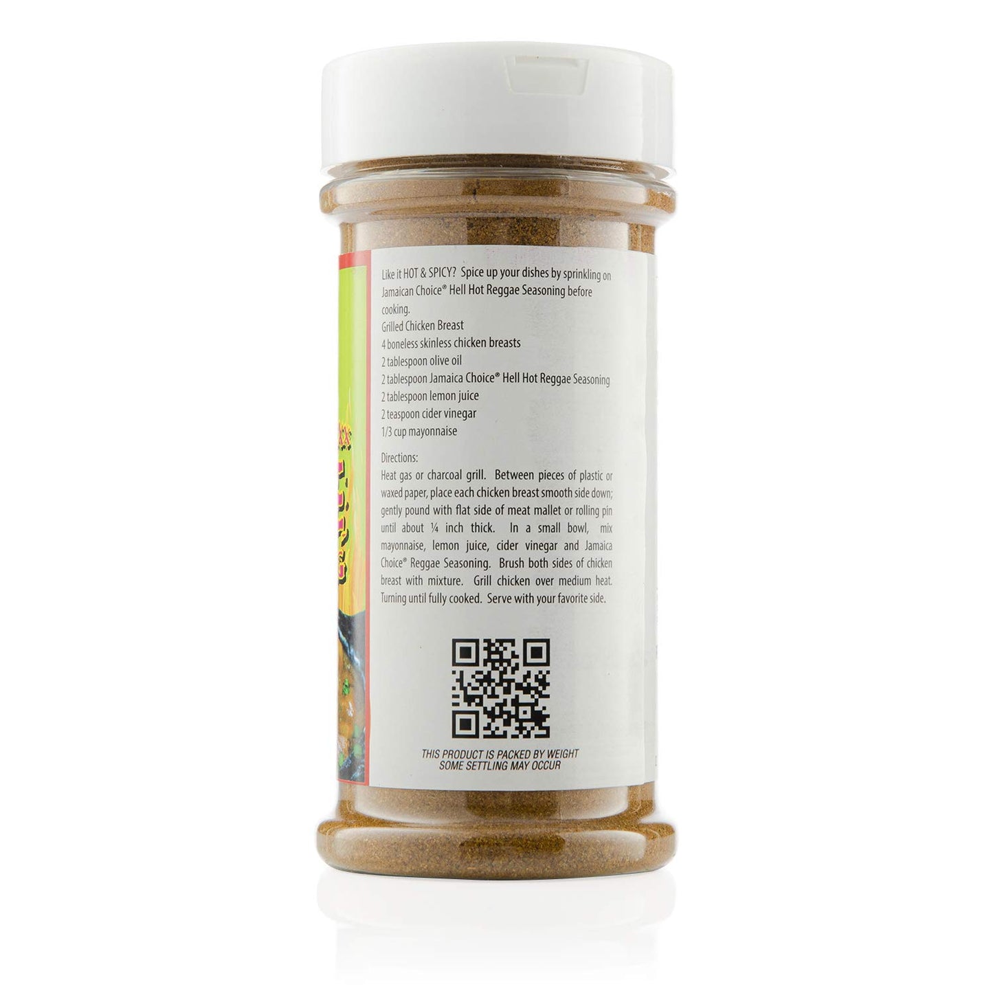 Jamaican Choice HELL HOT XXX REGGAE SEASONING | 6 oz