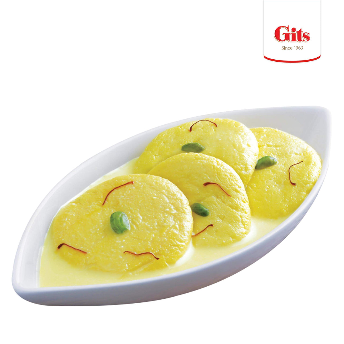 Gits Instant Rasmalai Desert Mix, 135g (Pack of 3)