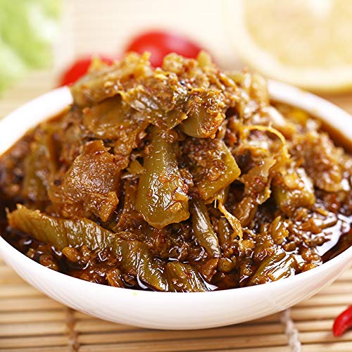 Fan Sao Guang Preserved Pickled Mustard Chili Sauce Hot Chili Oil of Sichuan Cuisine Taste Chili Crisp Spicy Delicious Perfect for Everything (9.8 Oz)