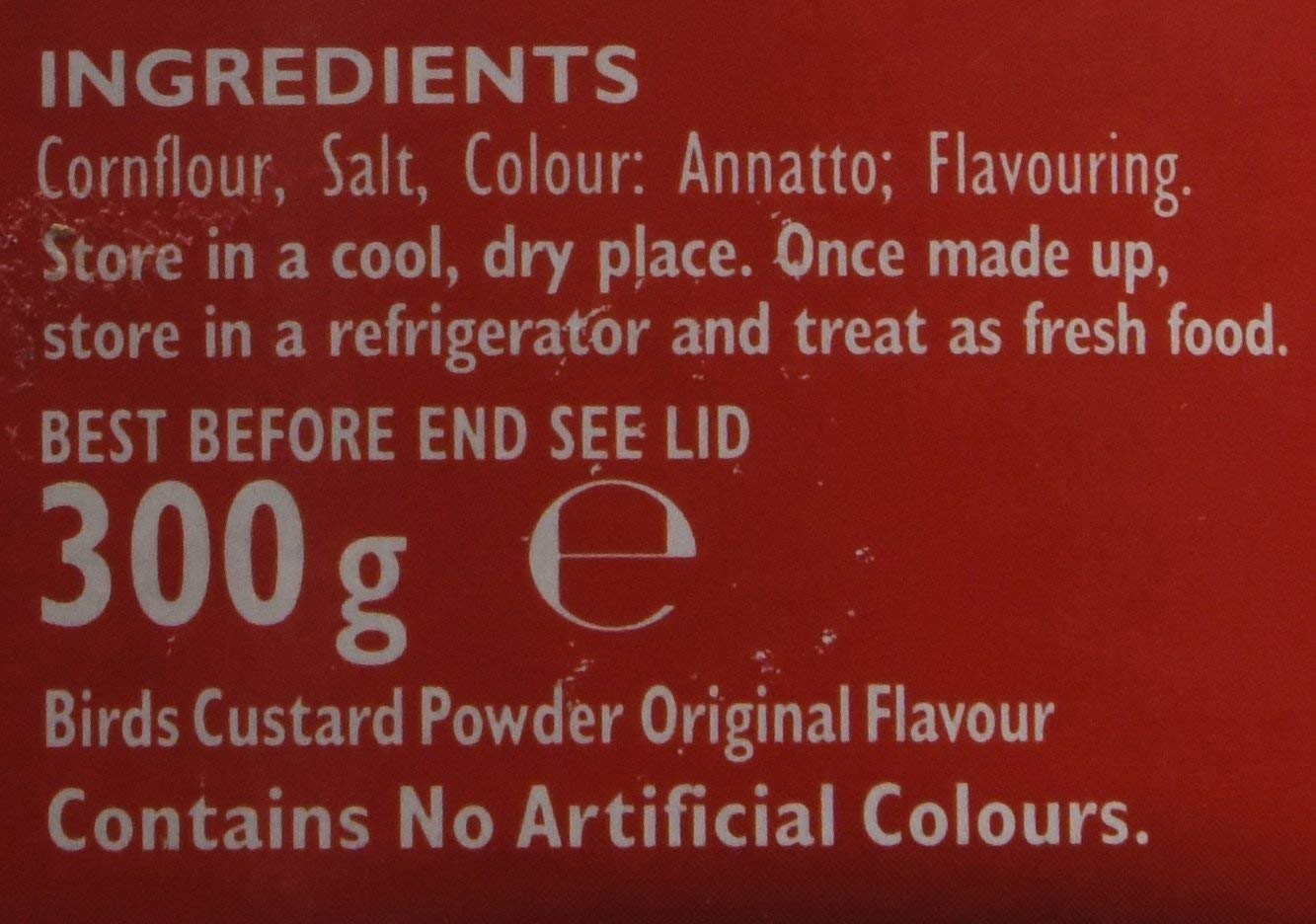 Bird's Original Custard Powder 300 gms