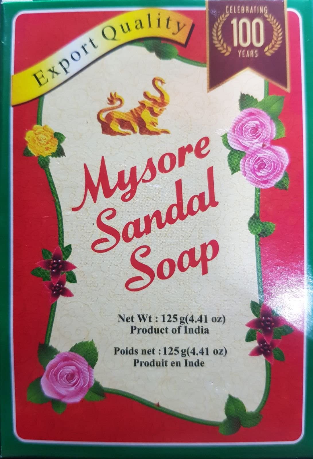 Mysore Sandalwood Enriched Sandal Soap 125g by Mysore Sandal - Bath & Shower