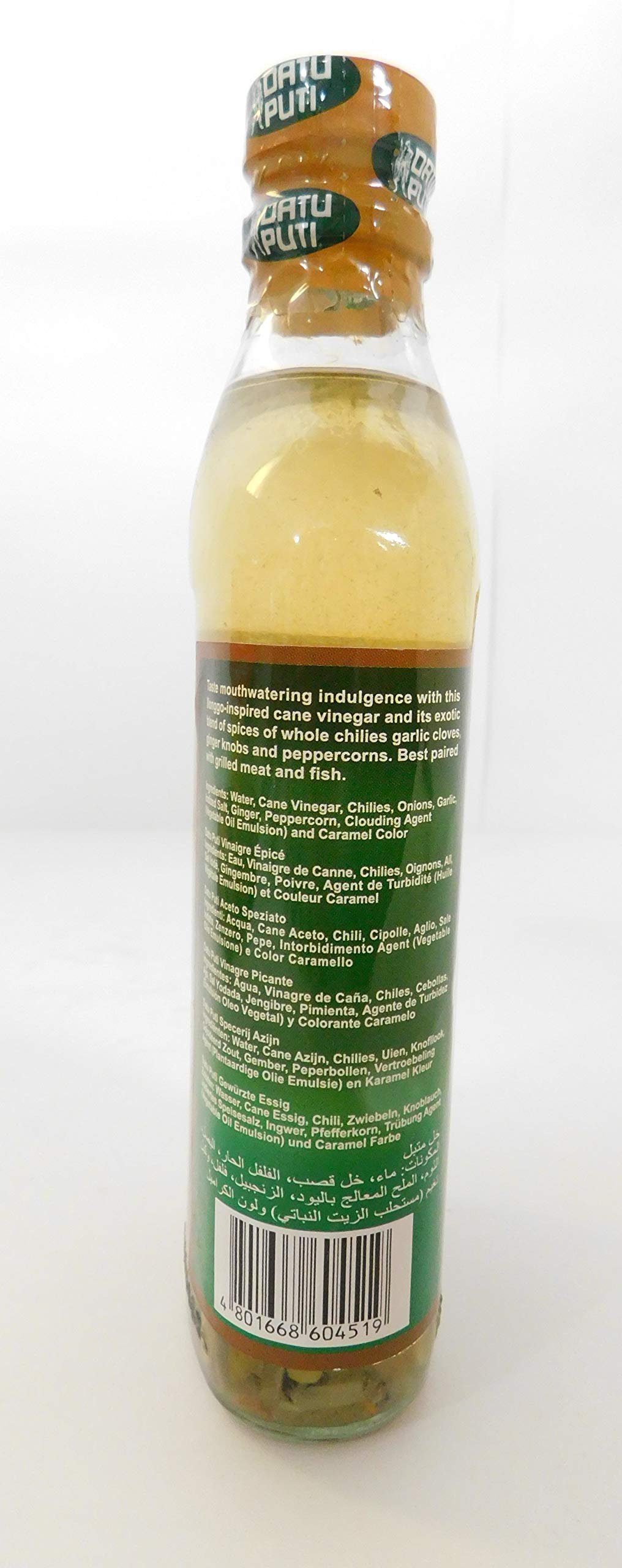 Datu Puti Sukang Sinamak-Spiced Cane Vinegar 12.68 Fl oz (Pack of 1)
