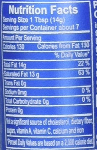 Parachute Coconut Oil 3 fl.oz. (89ml) - 100% Pure, Unrefined, Expeller Pressed