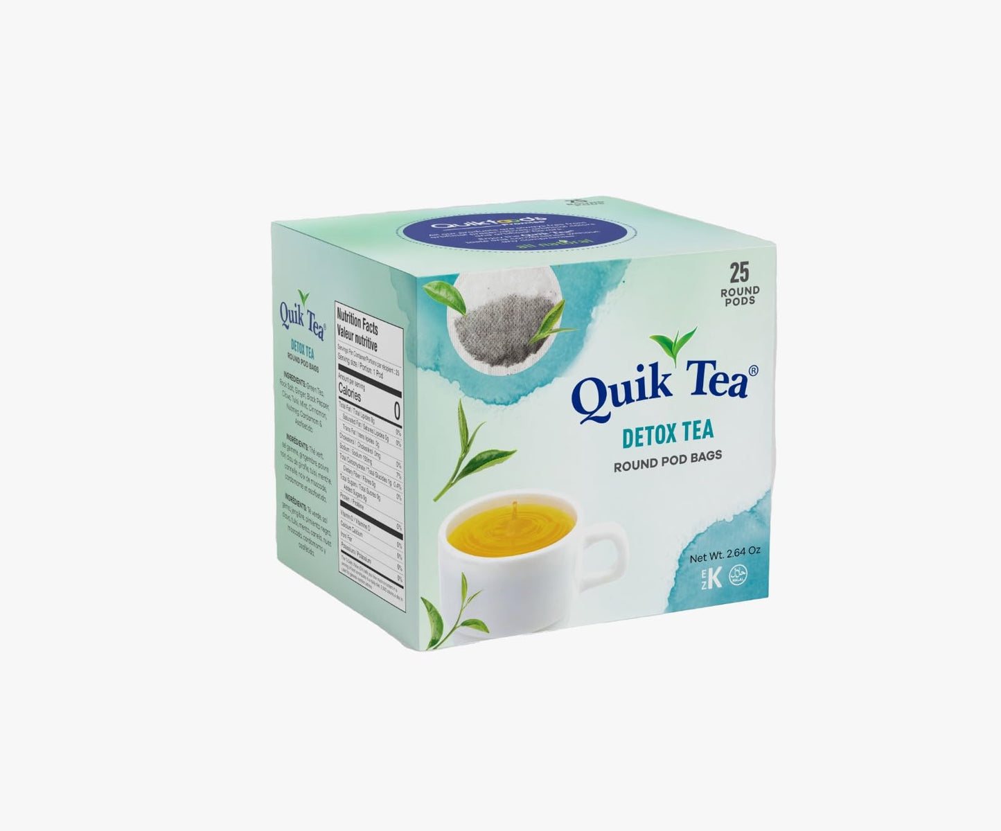 Quik Tea Detox Tea 25 Round Pods