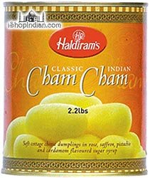 Haldiram's Cham Cham Canned Sweet 2.2lb Online Indian Grocery