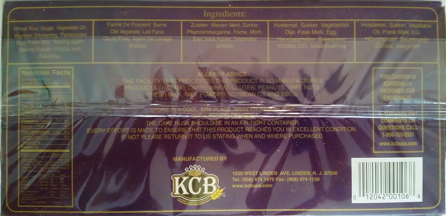 KCB Special Cake Rusk 10 Oz - Biscuits & Cookies