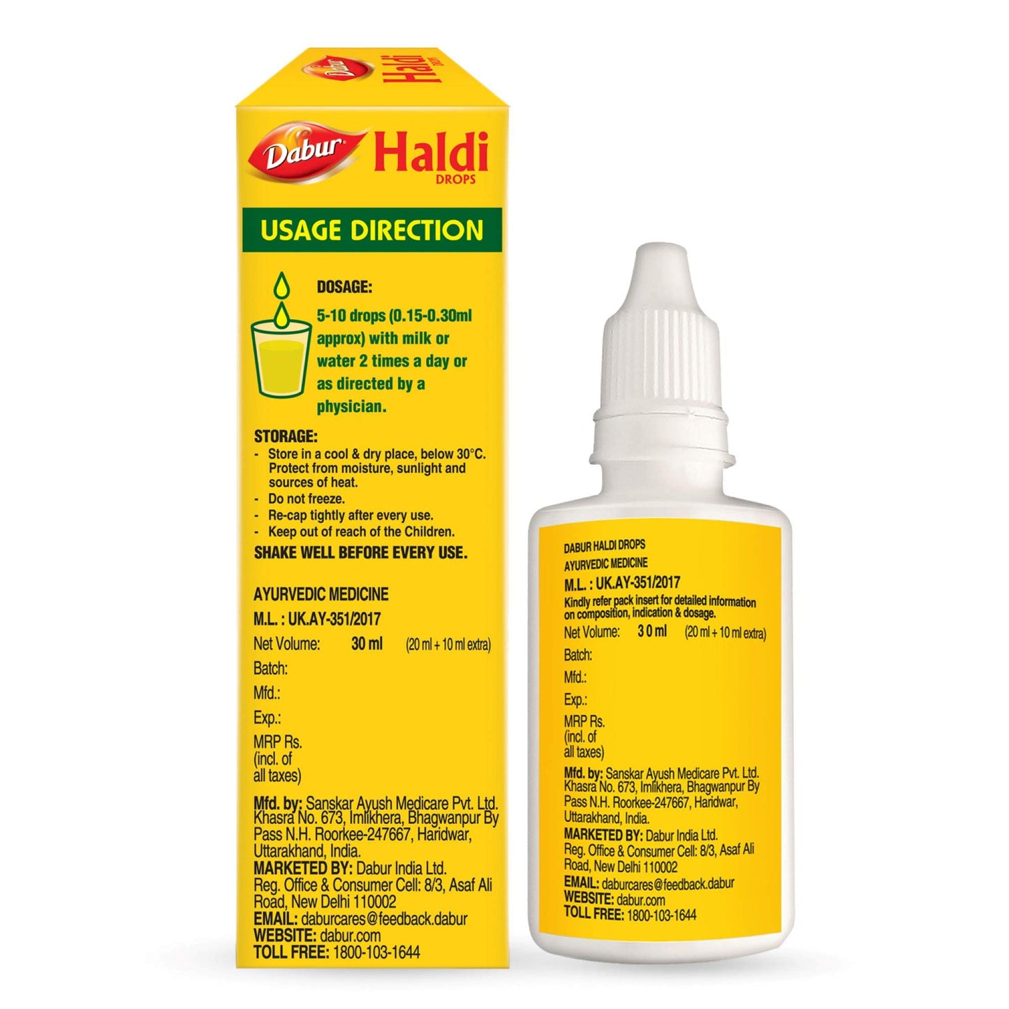 Dabur Haldi Drops 30ml