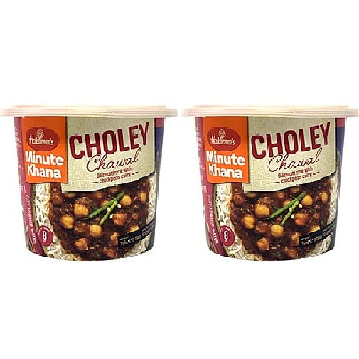 Pack Of 2 - Haldiram's Minute Khana Choley Chawal - 105 Gm - Haldiram Minute Khana