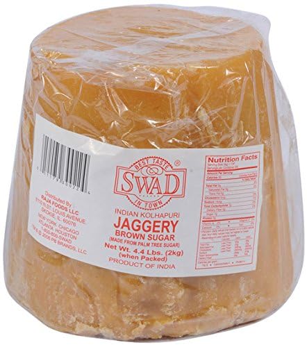 Swad Indian Kolhapuri Jaggery (gur) 4 lbs - Food / Masala / Dal