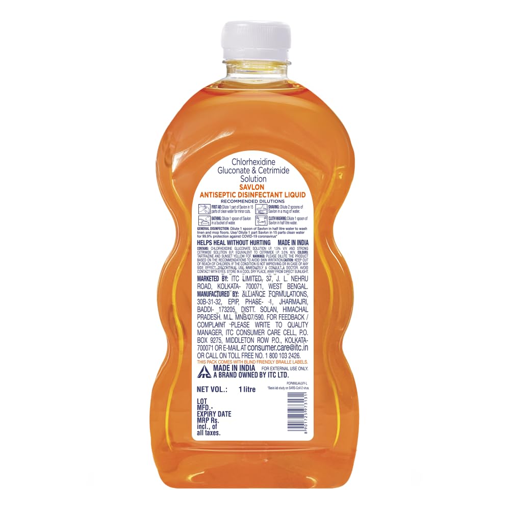 Savlon Antiseptic Disinfectant Liquid 1 Litre