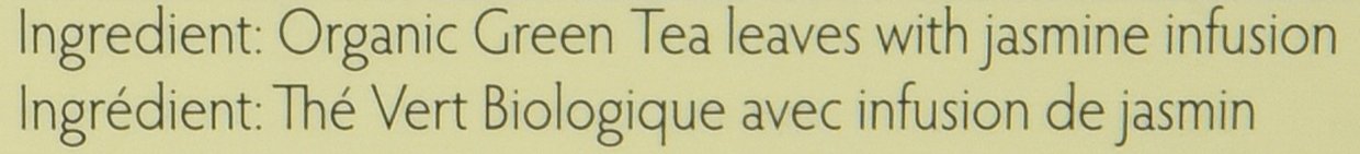 Prince of Peace Organic Jasmine Green Tea, 100 Tea Bags 100% Organic Green Tea Unsweetened Green Tea Lower Caffeine Alternative to Coffee Herbal Health Benefits