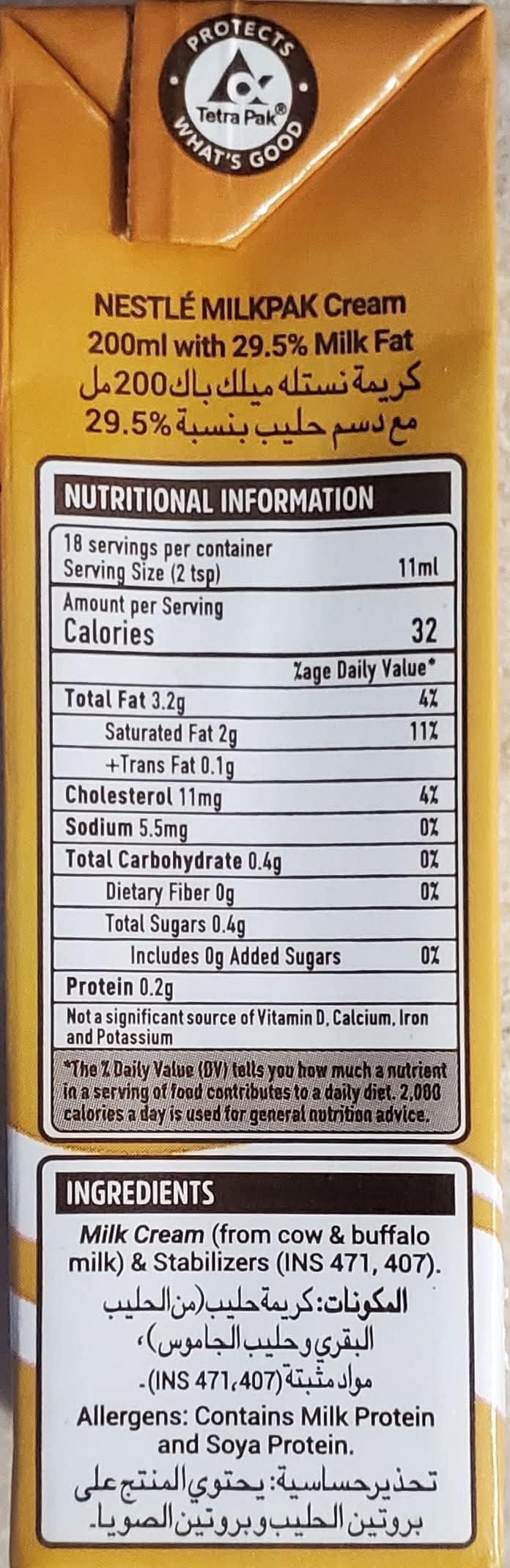 Nestle Milk Pak Dairy Cream (1 Pack)