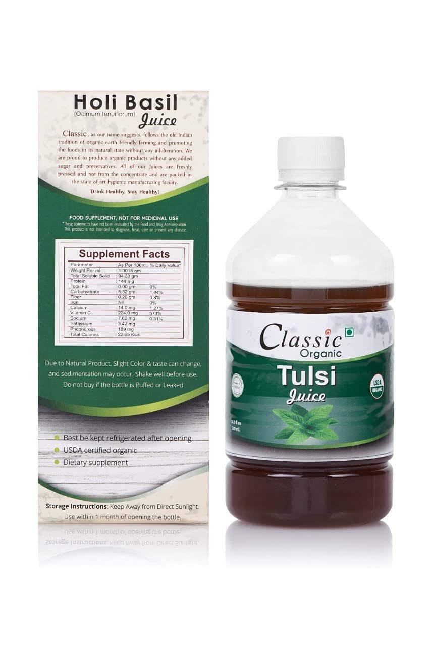 Classic Organic Tulsi Juice 500ml