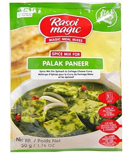 Rasoi Magic - Palak Paneer (Spinach, Cottage Cheese) - 50G - Rasoi Magic Mix