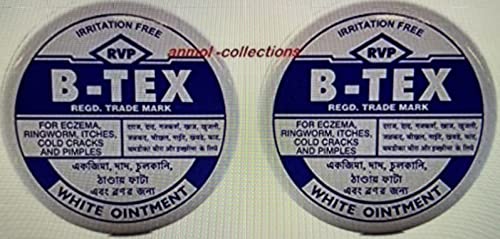 B -Tex White Ointment Indian Skin Ointment (2 Pack)