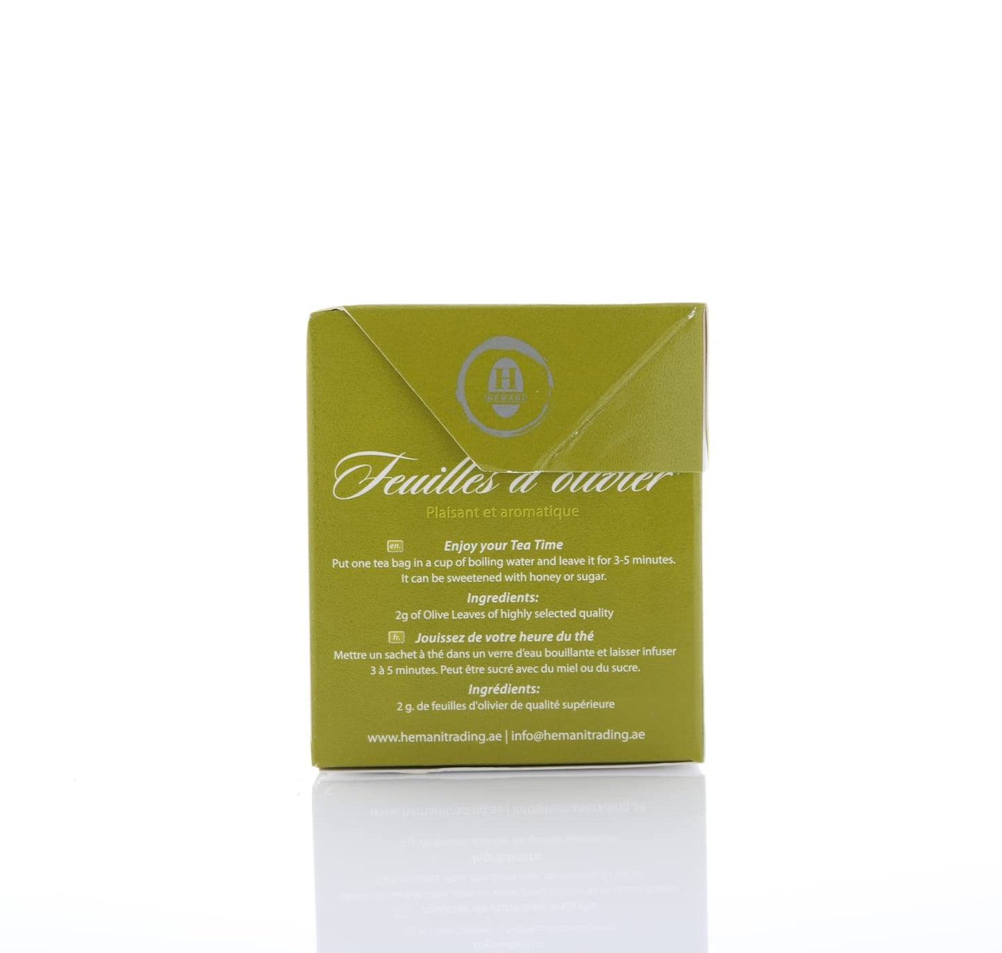HEMANI Herbal Tea - Olive Leaves - 20 Tea Bags in Box