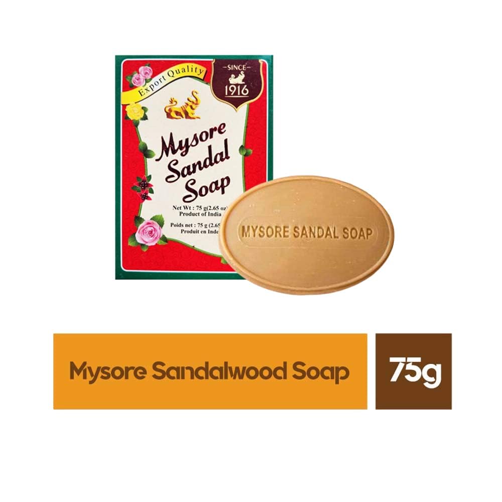 Mysore Sandal Soaps Pack of 10 (75 gr. Bars)