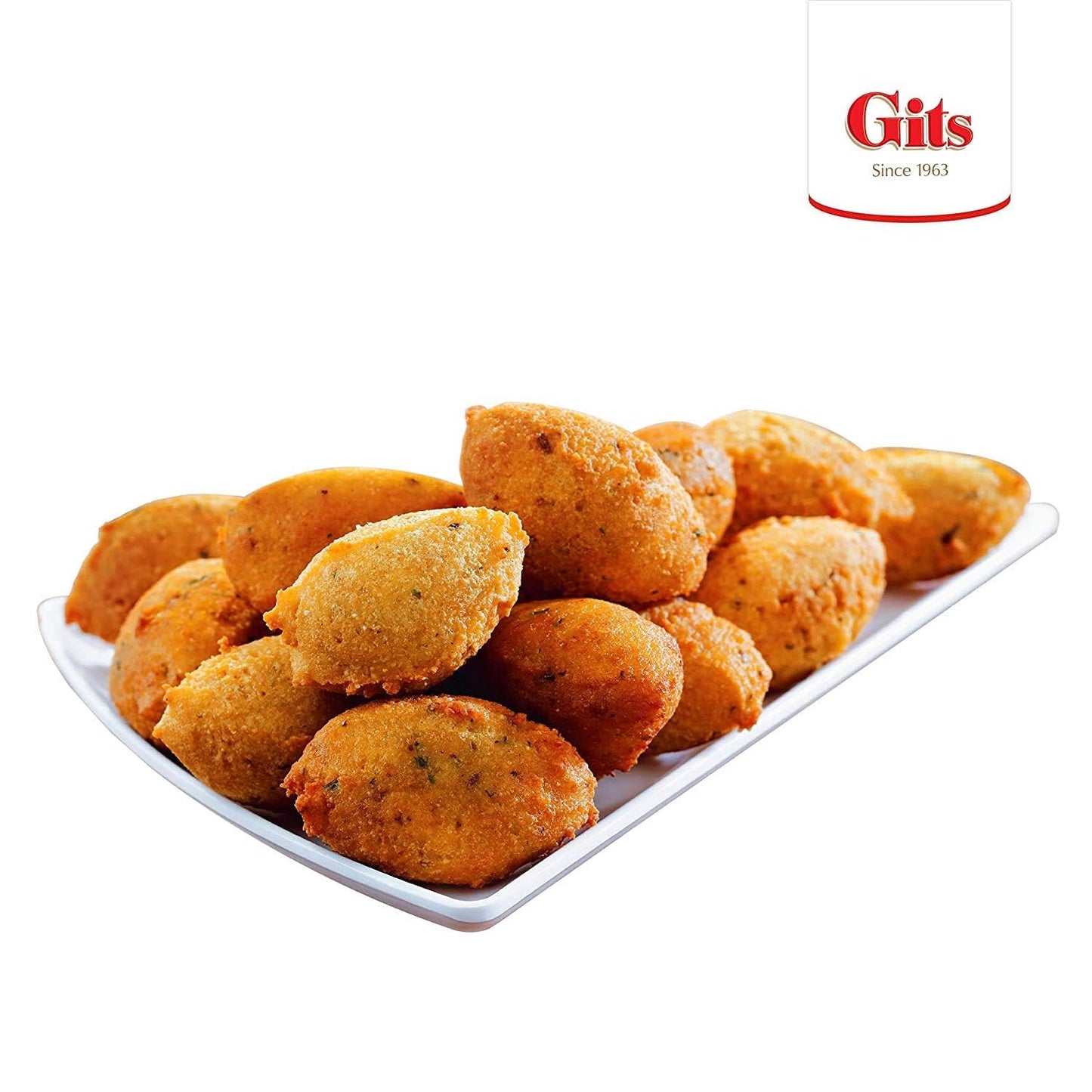 Gits Instant Mix Box - 600gm (Pack of 3 x 200gm) | Ready to Cook Indian Breakfast/Lunch/Dinner/Snack Meal | No Artificial Colors, Flavors, Preservatives, 100% Vegetarian, Easy Recipe (Moong Dal Vada)