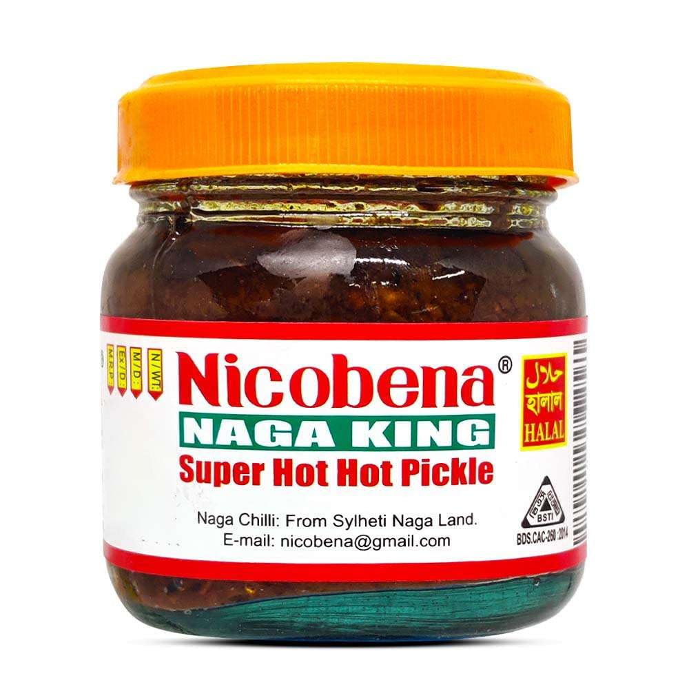 Nicobena Naga King Super Hot Hot Pickle - 80gm