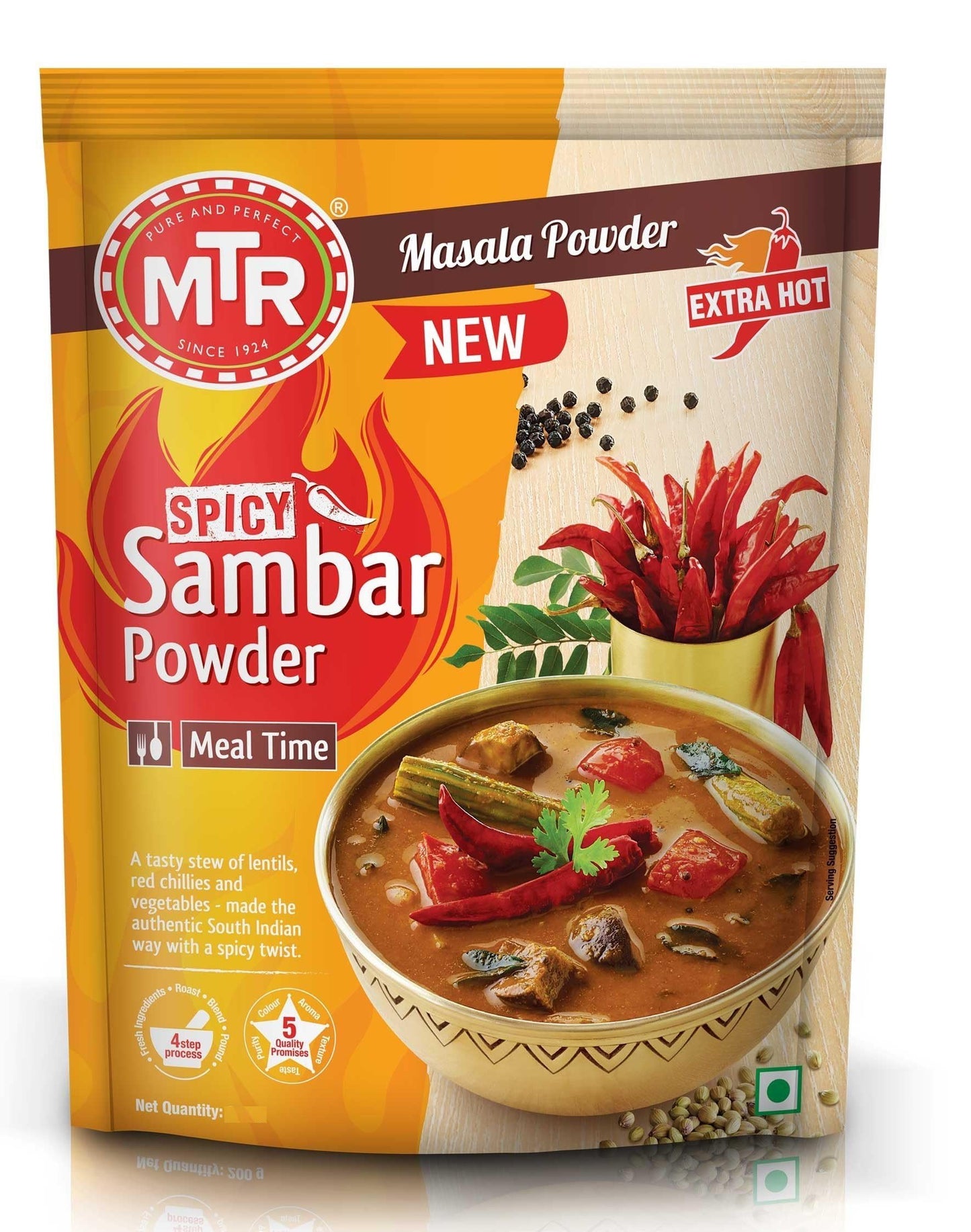 MTR Spicy Sambar Powder 100 gms - Snacks & Savory