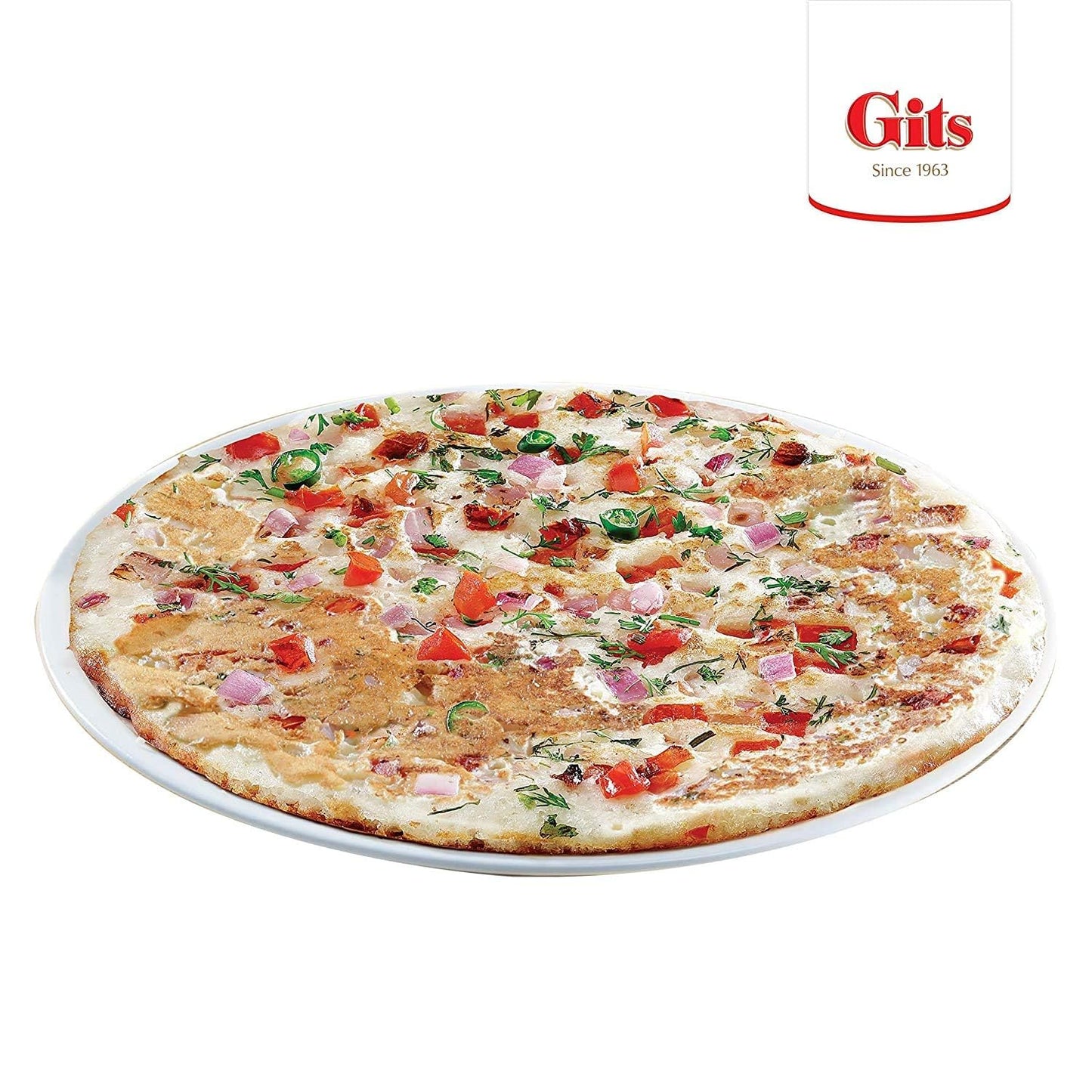 Gits Instant Mix Box - 600gm (Pack of 3 x 200gm) | Ready to Cook Indian Breakfast/Lunch/Dinner/Snack Meal | No Artificial Colors, Flavors, Preservatives, 100% Vegetarian, Easy Recipe (Uttapam)