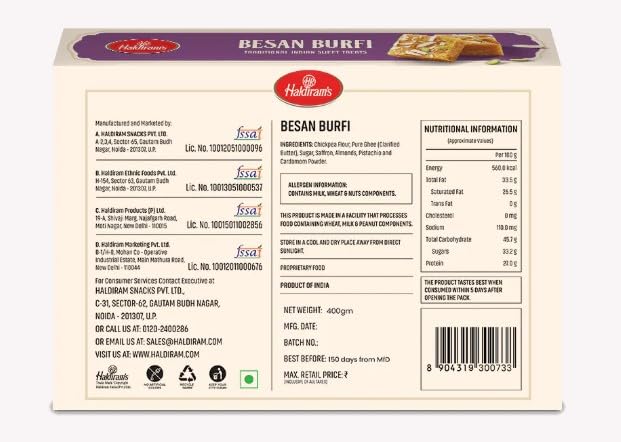 Besan Burfi