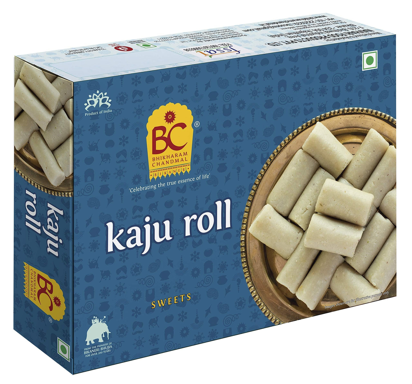 Bhikharam Chandmal Kaju Roll 150gm