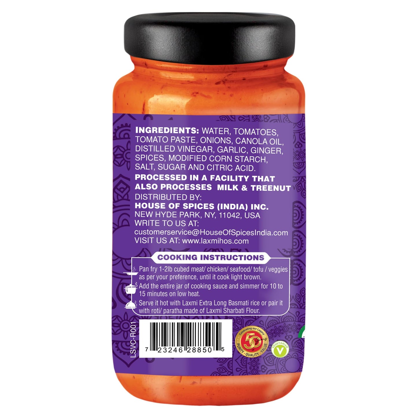 LAXMI Vindaloo Curry Sauce 12.50 Oz