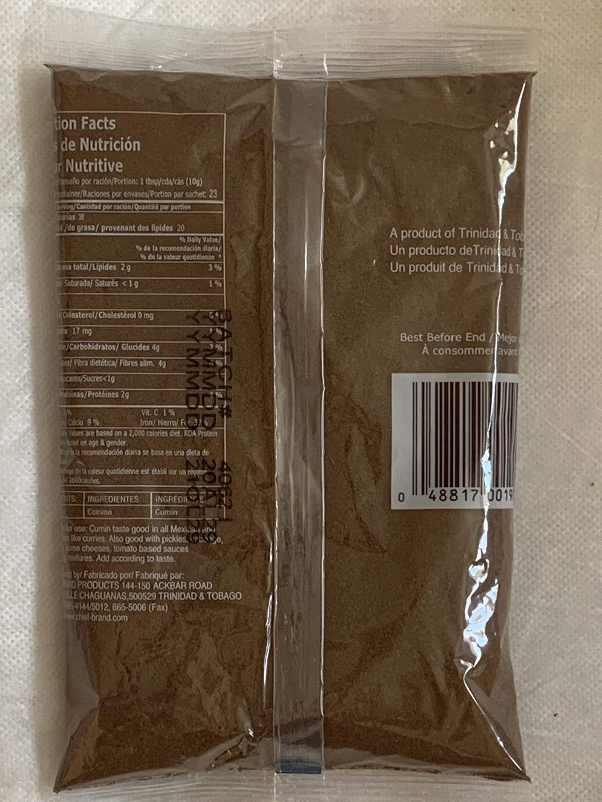 Chief Roasted Geera Ground Cumin Seeds 230g, 8.1 Oz