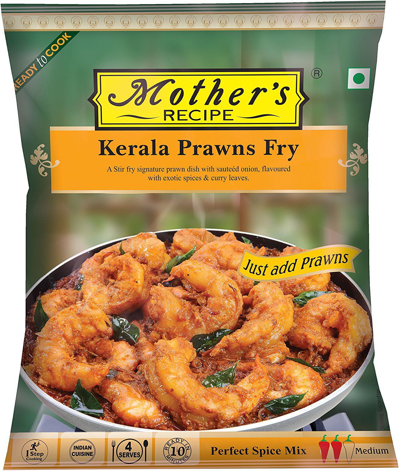 Mother's Recipe Spice Mix - Kerala Prawns Fry 75 gms - Indian Spices