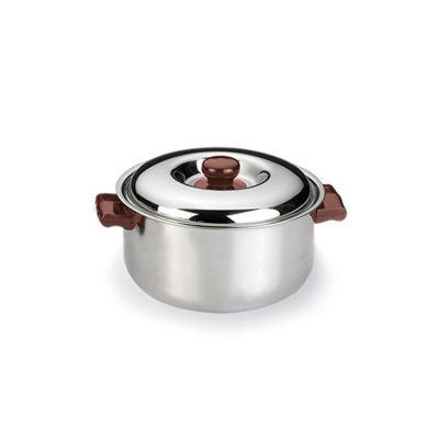 Vinod St. Steel Hot Pot 4000 ML - Utensils from India