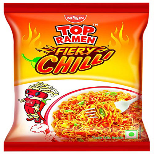 Nissin -top Ramen Fiery Chilli Noodles 280 gms - Food / Masala / Dal